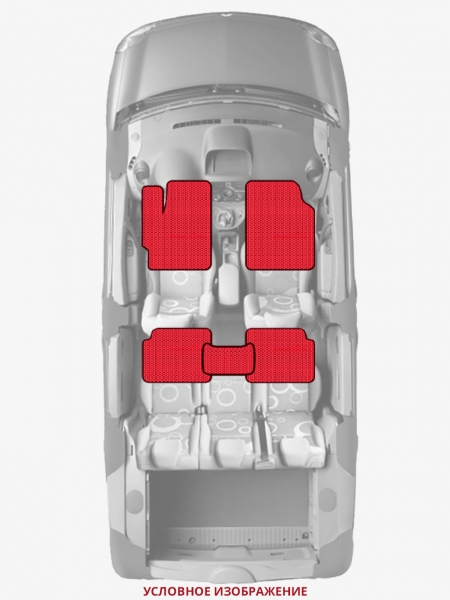 ЭВА коврики «Queen Lux» стандарт для Volkswagen Vento